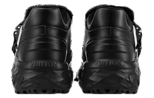 LOUIS VUITTON LV Discovery Monk Strap Shoes 'Black' 1ABYX1