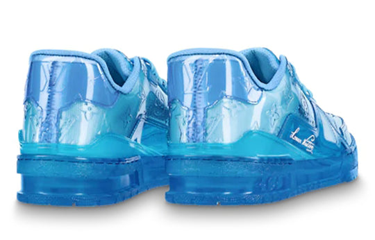 LOUIS VUITTON Trainer Sneakers 'Blue PVC' 1A8KK4
