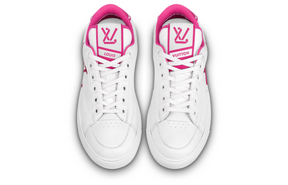 (WMNS) LOUIS VUITTON Charlie Sneakers 'White Fuchsia' 1AAVZM
