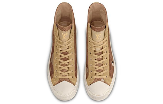 LOUIS VUITTON Tattoo Monogram Ankle Sneakers 'Brown Camo Monogram' 1A5YVM