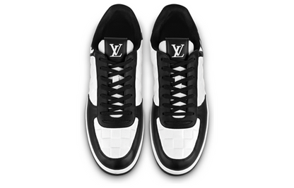 LOUIS VUITTON Rivoli Sneakers 'White Plaid with Black Side Logo' 1ABFDZ