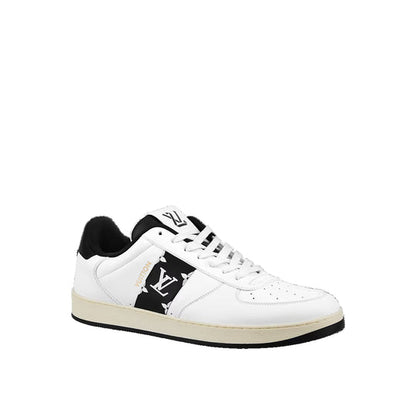 LOUIS VUITTON Rivoli Sneakers 'White with Black Side Monogram Band' 1AAVAH