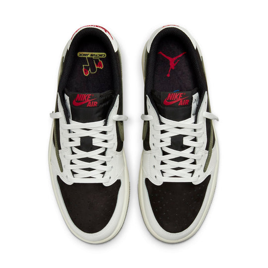 (WMNS) Air Jordan 1 Retro Low OG SP x Travis Scott 'Medium Olive' DZ4137-106
