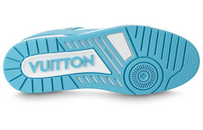 LOUIS VUITTON LV Trainers 'White Monogram Blue' 1ABOFI