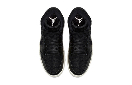 (WMNS) Air Jordan 1 Retro High Premium 'Black' AH7389-001