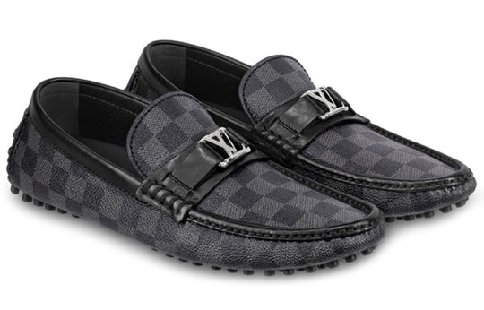 LOUIS VUITTON Hockenheim Moccasin Shoes 'Grey' 1A4OIF