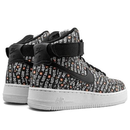 (WMNS) Nike Air Force 1 High 'Just Do It Black Orange' AO5138-001