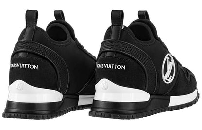 (WMNS) LOUIS VUITTON Run Away Sneakers 'Black with White Logo' 1A9ER3
