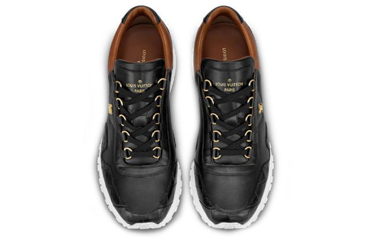 LOUIS VUITTON LV Run Away Sneakers 'Black Brown Gold' 1A5EK8