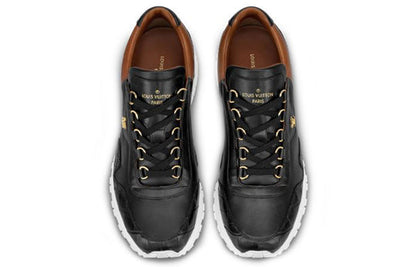 LOUIS VUITTON LV Run Away Sneakers 'Black Brown Gold' 1A5EK8