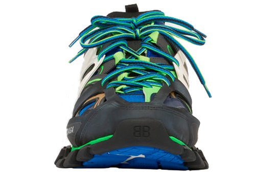 Balenciaga Track Trainers Sports Shoes Black/Green 542023W1GB31067