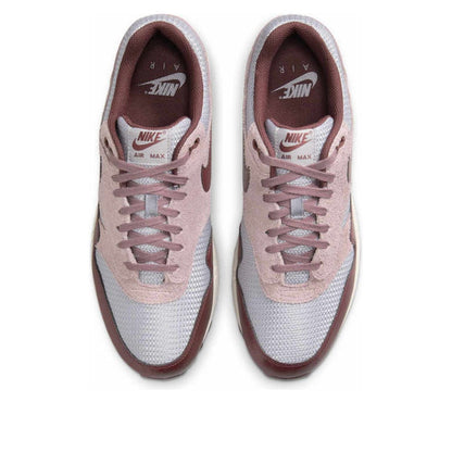 Nike Air Max 1 Essential Premium 'Cement Grey Burgundy Crush' FQ7327-001
