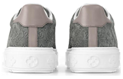 (WMNS) LOUIS VUITTON Time Out Sneakers 'Grey Minimonogram' 1ABR1M
