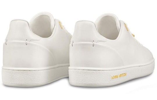 (WMNS) LOUIS VUITTON Frontrow Cowhide Cat Illustration Sneakers White 1A52EM