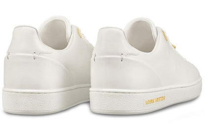 (WMNS) LOUIS VUITTON Frontrow Cowhide Cat Illustration Sneakers White 1A52EM