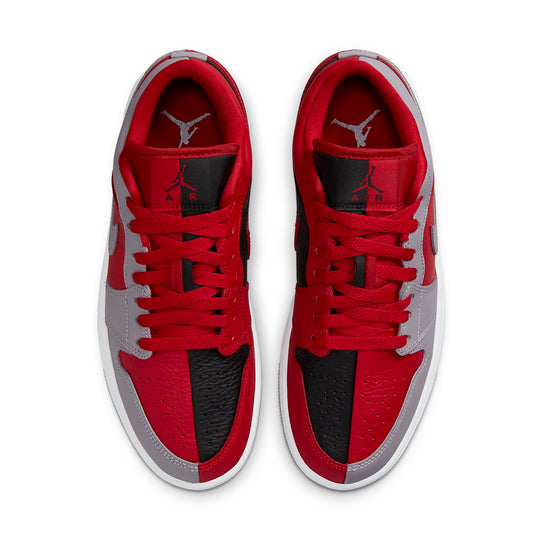(WMNS) Air Jordan 1 Low SE 'Split - Gym Red Cement Grey' DR0502-600