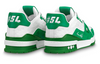 LOUIS VUITTON LV Trainers 'White Green' 1AANFY