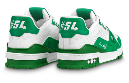 LOUIS VUITTON LV Trainers 'White Green' 1AANFY