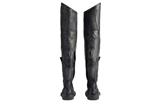 Balenciaga Biker Over-the-knee Boots 'Black' 771185WB6A21000