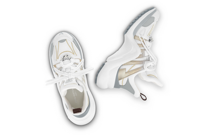 (WMNS) LOUIS VUITTON Archlight 1.0 Sneakers 'White with Gold Silver' 1AAVXU