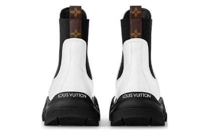 (WMNS) LOUIS VUITTON Ruby Flat Ankle Boots 'White' 1ABUJA
