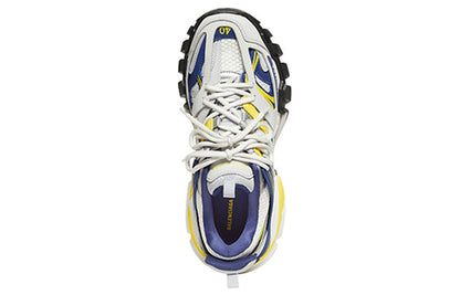 Balenciaga Track Sneaker 'White Dark Blue Yellow' 542023W3AC49471
