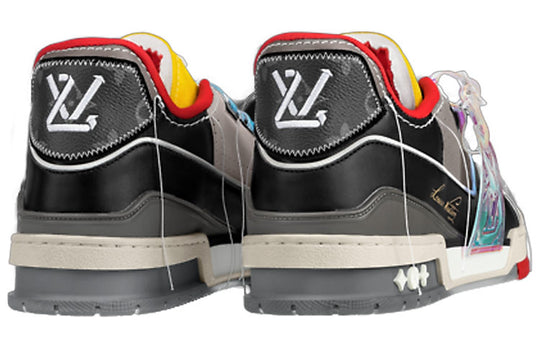 LOUIS VUITTON LV Trainers 'Red Multi-color' 1A8Q95
