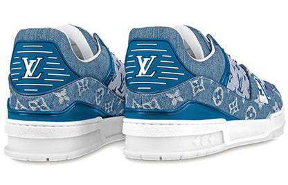 LOUIS VUITTON Trainer Sneakers 'Denim Monogram' 1A7S54