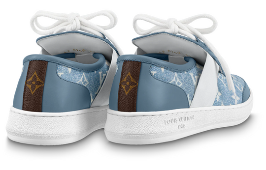 (WMNS) LOUIS VUITTON Lous Sneakers 'Denim Monogram' 1AB32H