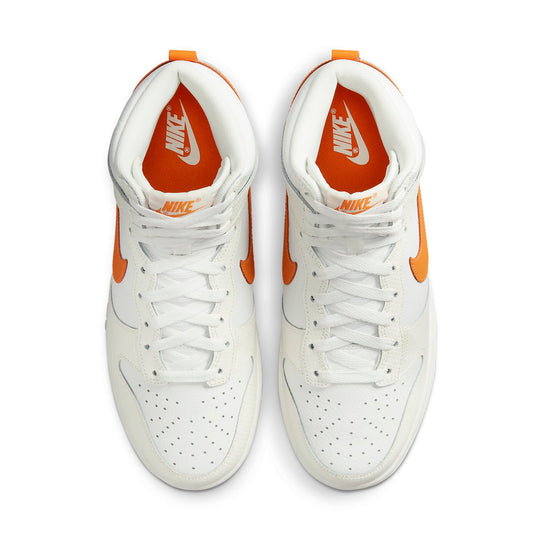 (WMNS) Nike Dunk High 'White Magma Orange' DV6986-100