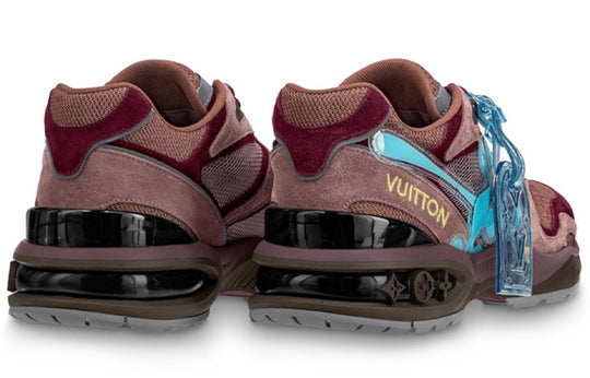 LOUIS VUITTON Trail Sneakers 'Burgundy Blue' 1A7QUZ