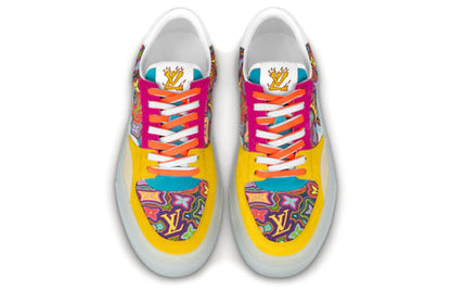 LOUIS VUITTON Ollie Logo Limited Edition Sneakers 'Psychedelic Monogram Canvas and Leather' 1A8Q6L