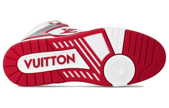 LOUIS VUITTON LV Ankle Trainers 'White Red Grey' 1ABLS9