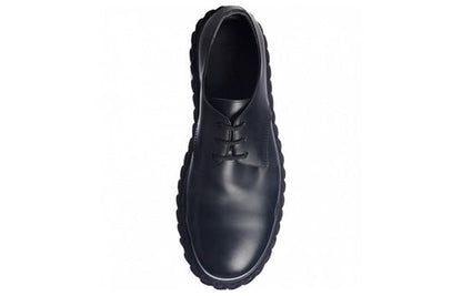 Balenciaga Laces Derbies Leather Shoes Black 530269WA6E01000
