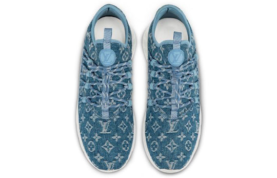 LOUIS VUITTON Fastlane Sneakers 'Denim Logo Monogram' 1A4U4B