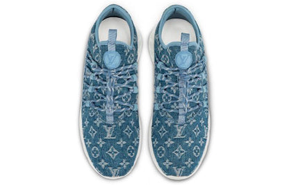 LOUIS VUITTON Fastlane Sneakers 'Denim Logo Monogram' 1A4U4B