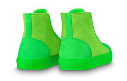 LOUIS VUITTON Tattoo Ankle Sneakers 'Neon Green' 1A8K9U