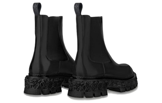 LOUIS VUITTON Lv Baroque Chelsea Boots 'Black' 1AAHB9