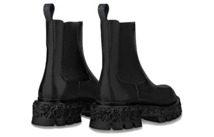 LOUIS VUITTON Lv Baroque Chelsea Boots 'Black' 1AAHB9