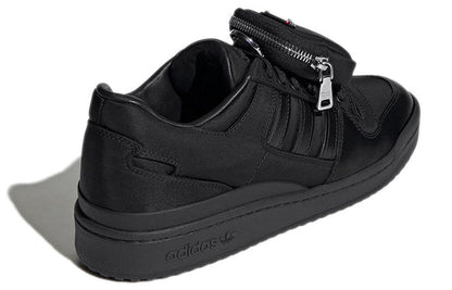 PRADA x adidas originals Unisex Forum Low Re-Nylon Sneakers Black 2EG390_3LJX_F0557