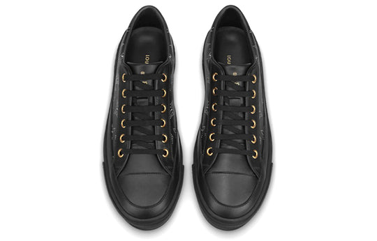 (WMNS) LOUIS VUITTON Stellar Sneakers 'Black with White Sketch Monogram' 1A87TE