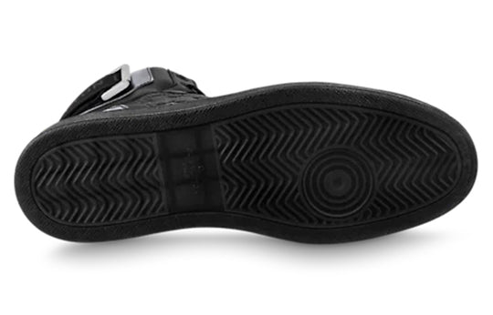LOUIS VUITTON Rivoli Ankle Sneakers 'Black Monogram with Silver' 1A8V7U