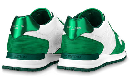 LOUIS VUITTON LV Run Away Sneakers 'White Monogram with Green EPI' 1AA6PB