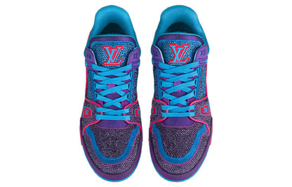LOUIS VUITTON Trainers 'Blue Purple with Crystals' 1A9JWH