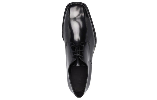 Balenciaga Rim Hi-Shine Derby Shoes 'Black' 636622WA7B01000