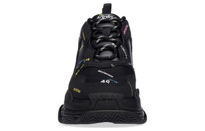 Balenciaga Triple S Allover Logo 'Black Multi' 536737W2FA81083