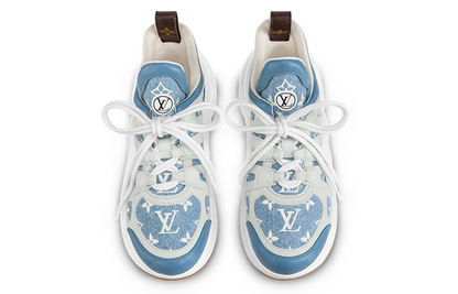 (WMNS) LOUIS VUITTON Archlight 1.0 Sneakers 'Blue Denim Monogram' 1ABP7A