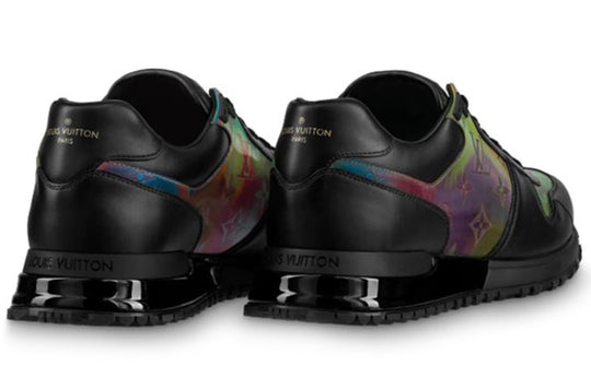 LOUIS VUITTON Run Away Sneakers 'Black with Colorful Monogram' 1A7YKC