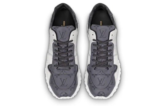 LOUIS VUITTON Run Away Sneakers 'White Monogram Ice and Dark Gray Monogram' 1A8UZJ