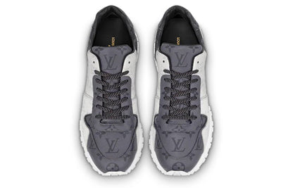 LOUIS VUITTON Run Away Sneakers 'White Monogram Ice and Dark Gray Monogram' 1A8UZJ